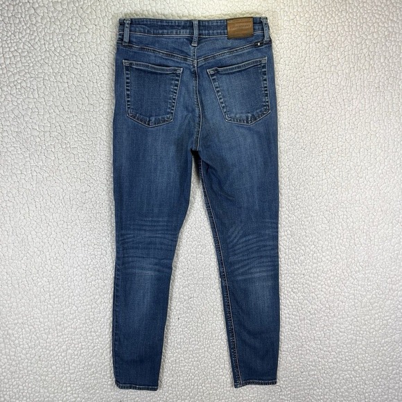 Lucky Brand Bridgette Crop Skinny Jeans Womens 6/28 (26x27) Blue Boho Minimalist - Picture 3 of 12
